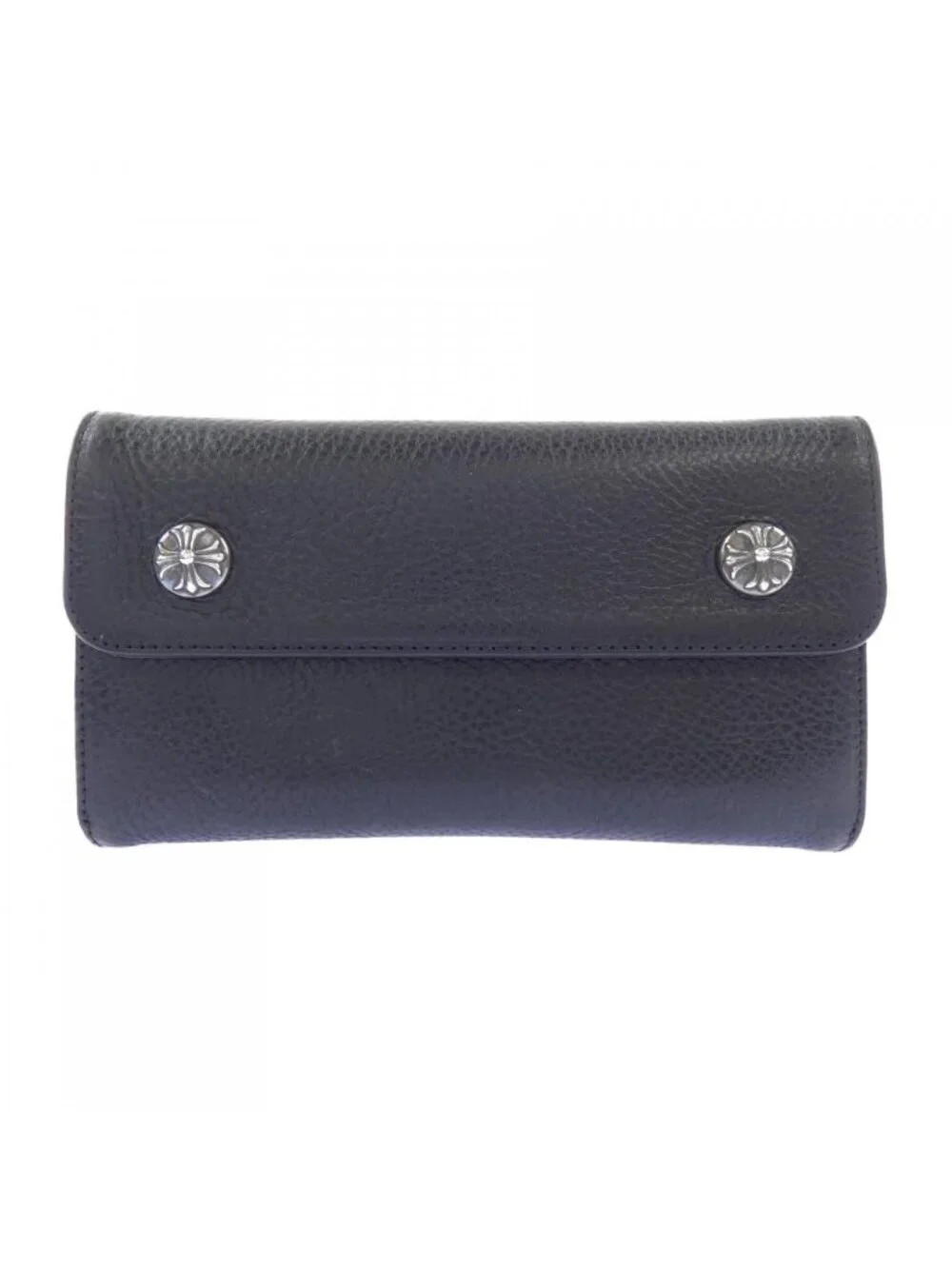 Chrome Hearts Wave Cross Btn Button 304 Wallet
